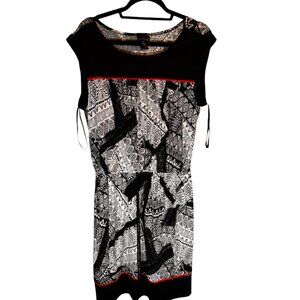 ENFOCUS STUDIO Stretch Flared Knee length Dress Size 14